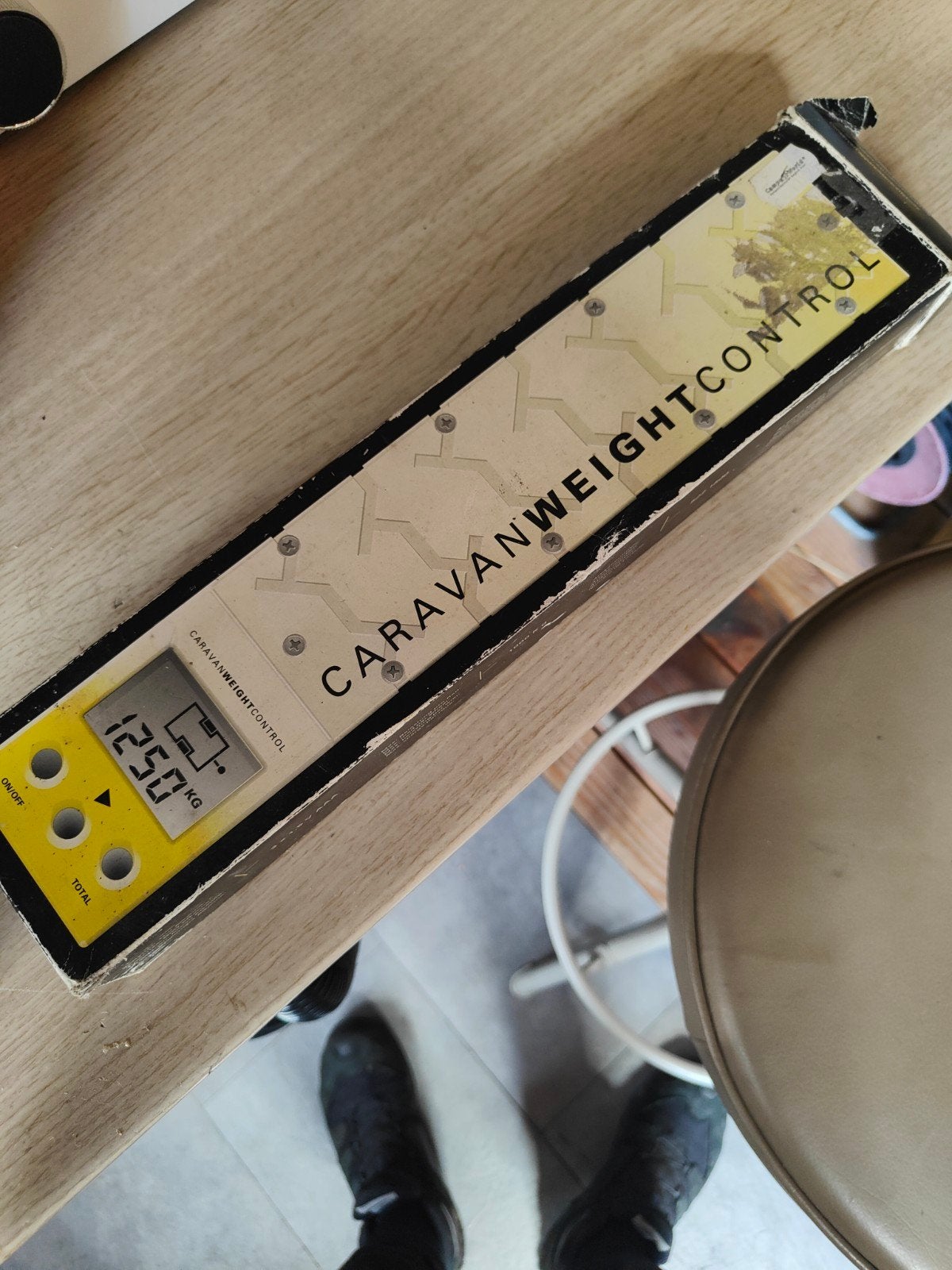 Reich Caravan Weight Control (CWC) elektronische weger, Caravans en Kamperen, Ophalen of Verzenden, Gebruikt