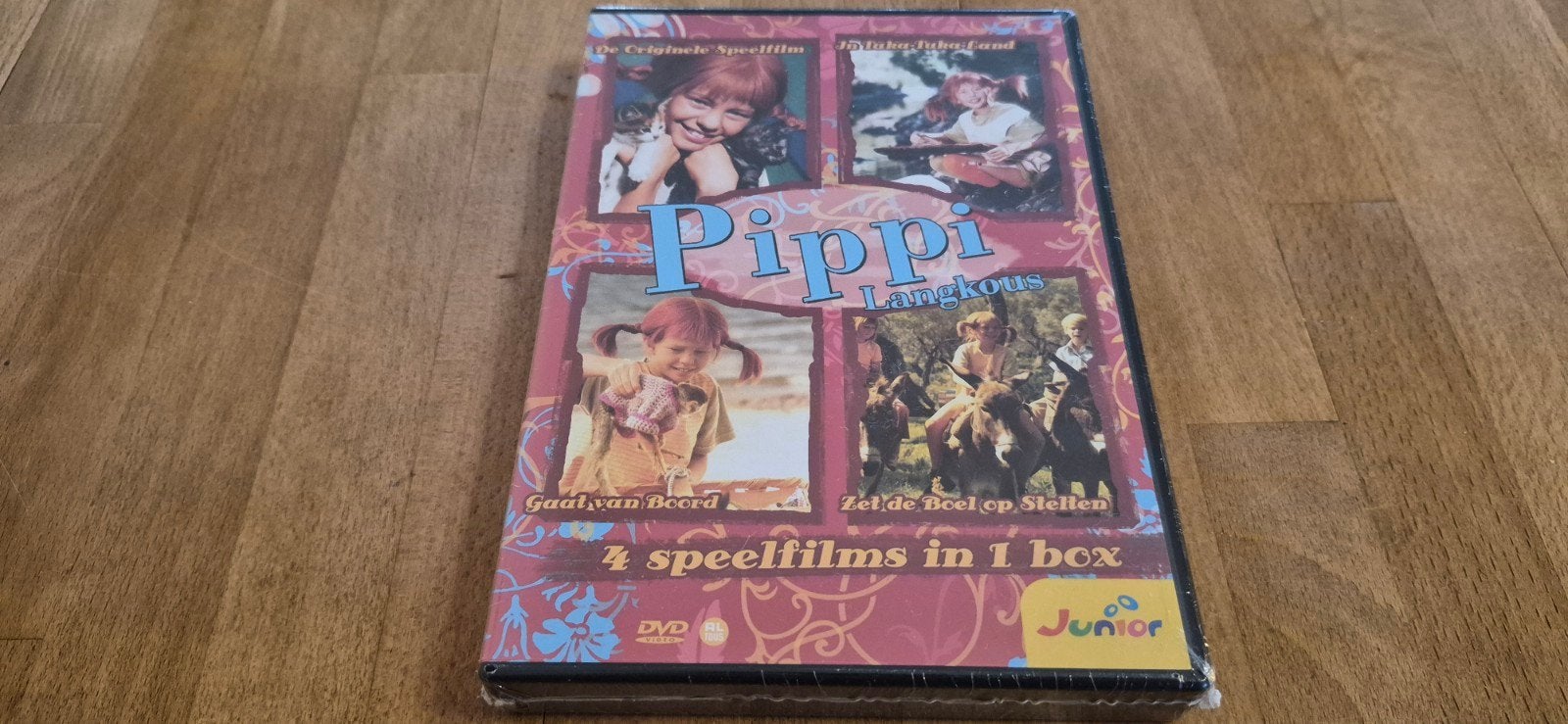 Pippi Langkous - 4 speelfilms in 1 box, Verzamelbox, Alle leeftijden, Nederlands, Familie