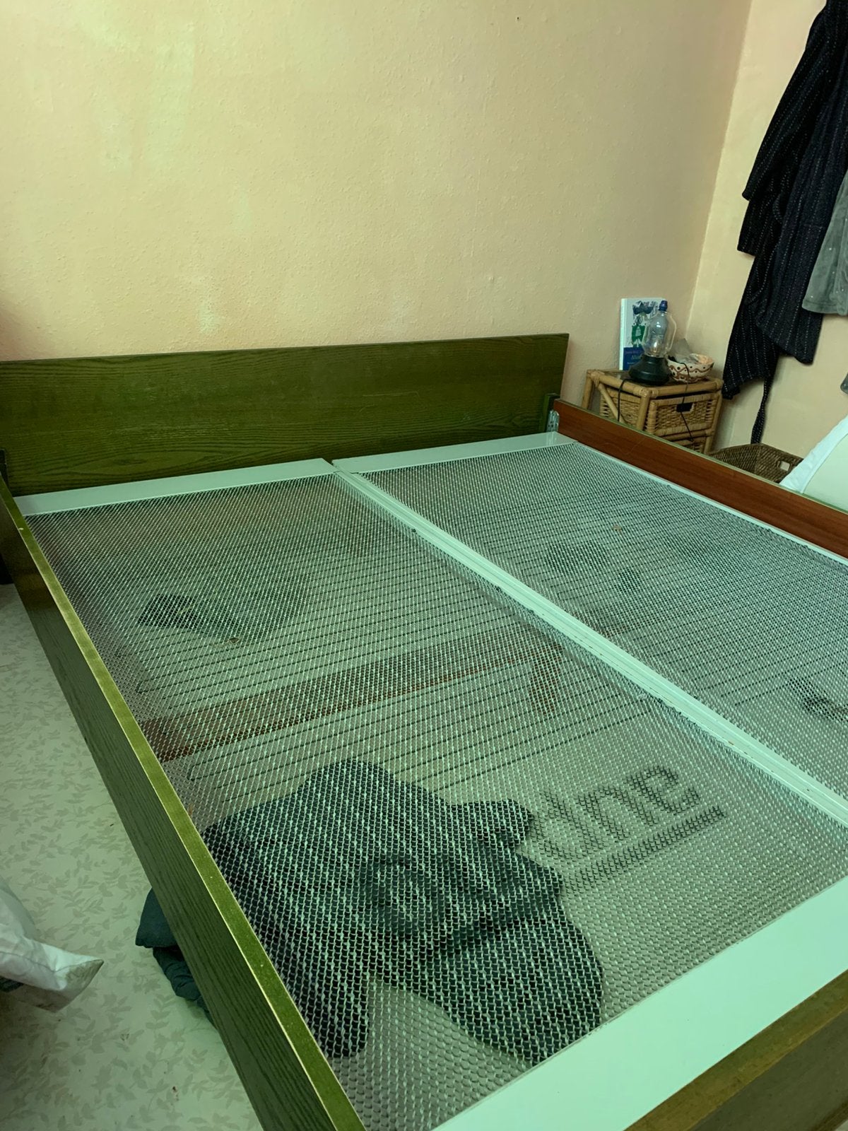 Vintage Auping bed 180 200, Ophalen, Tweepersoons, Zo goed als nieuw, 180 cm