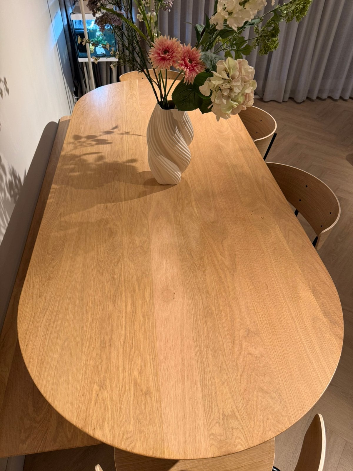Studio henk tafel 220 ovaal, Ophalen, Studio henk, 200 cm of meer, 50 tot 100 cm