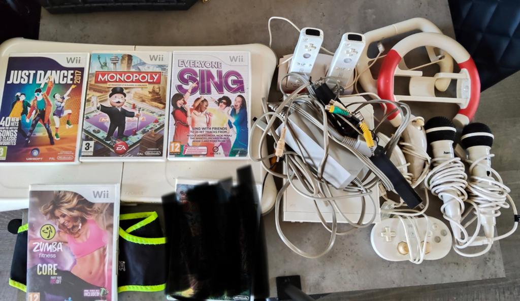 Nintendo Wii wit, Spelcomputers en Games, Games | Nintendo Wii, Ophalen, Zo goed als nieuw, Sport, 3 spelers of meer