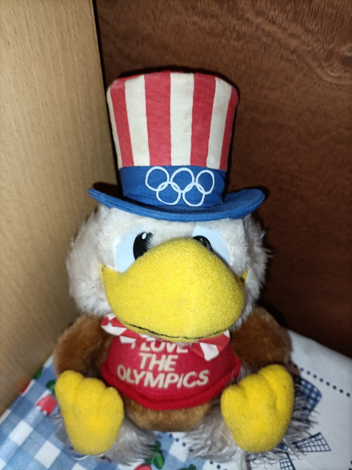 Sam the Eagle knuffel Olympische spelen 1984 Applause, Ophalen of Verzenden, Zo goed als nieuw, Overige typen