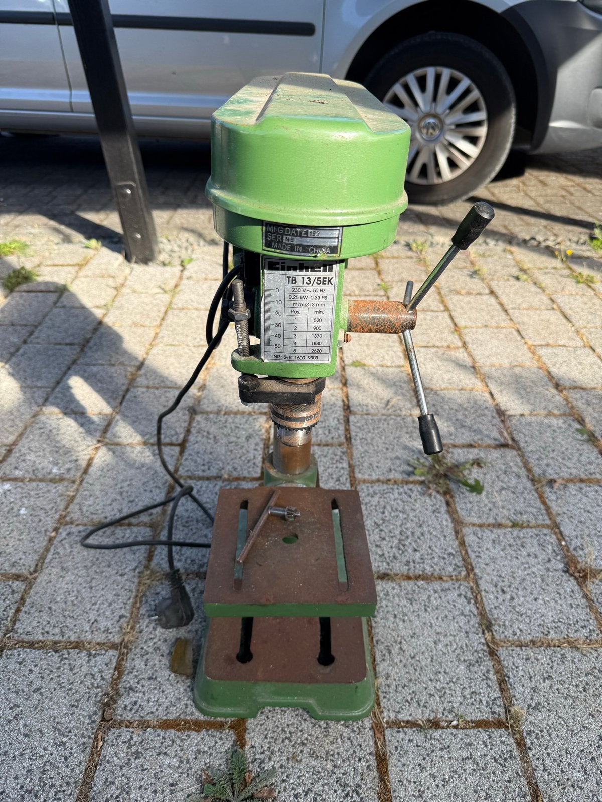 Einhell TB 13/5EK Kolomboormachine en Tafelzaag, Ophalen of Verzenden, Gebruikt, Minder dan 400 watt, Kolomboormachine