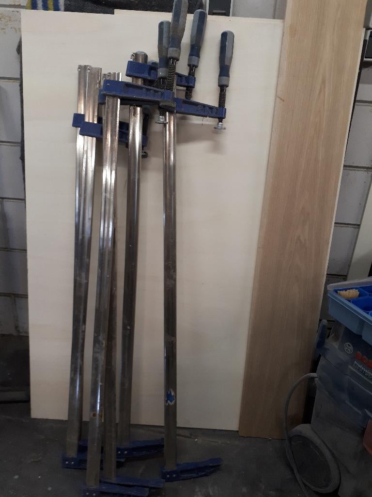 lijmklemmen 120x1000mm, Doe-het-zelf en Verbouw, Gereedschap | Handgereedschap, Ophalen, Zo goed als nieuw