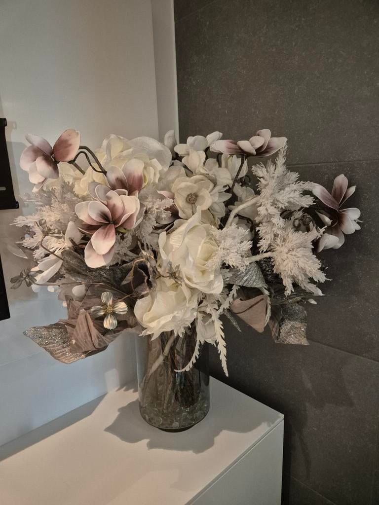 Mega groot luxe kunst boeket, Ophalen of Verzenden, Zo goed als nieuw