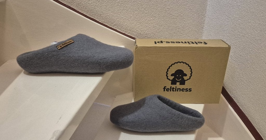 Wolvilt pantoffels, 100% schapenwol, maat 42 unisex, nieuw, Kleding | Dames, Overige kleuren, Nieuw, Ophalen of Verzenden, Pantoffels of Sloffen
