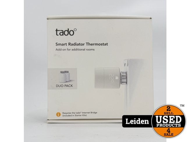 Tado slimme radiatorknop duo pack TD-33-038, Doe-het-zelf en Verbouw, Verwarming en Radiatoren, Zo goed als nieuw