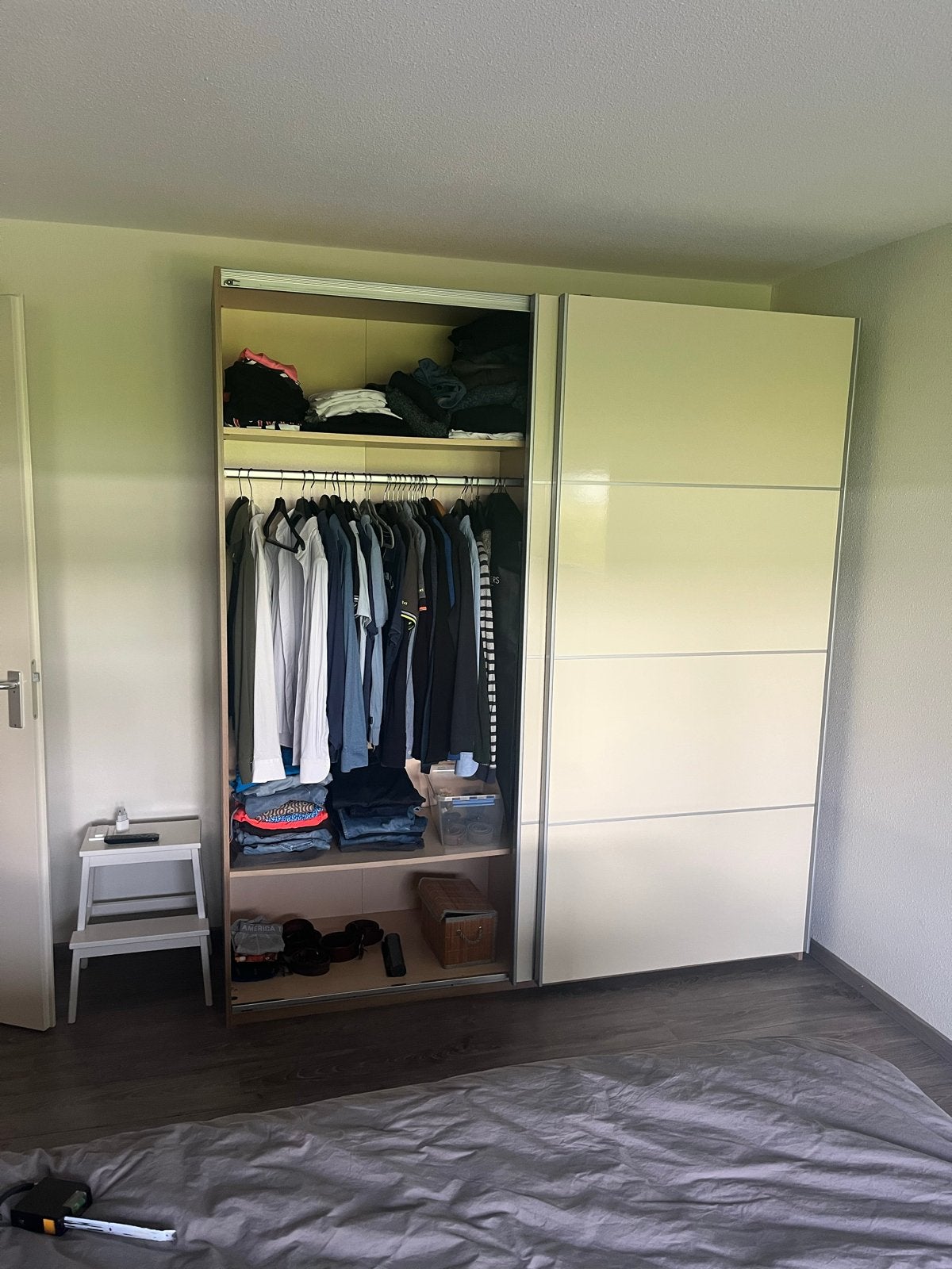IKEA Slaapkamerkast 200x63x220 cm met tekening, Ophalen, Gebruikt, 200 cm of meer, 150 tot 200 cm