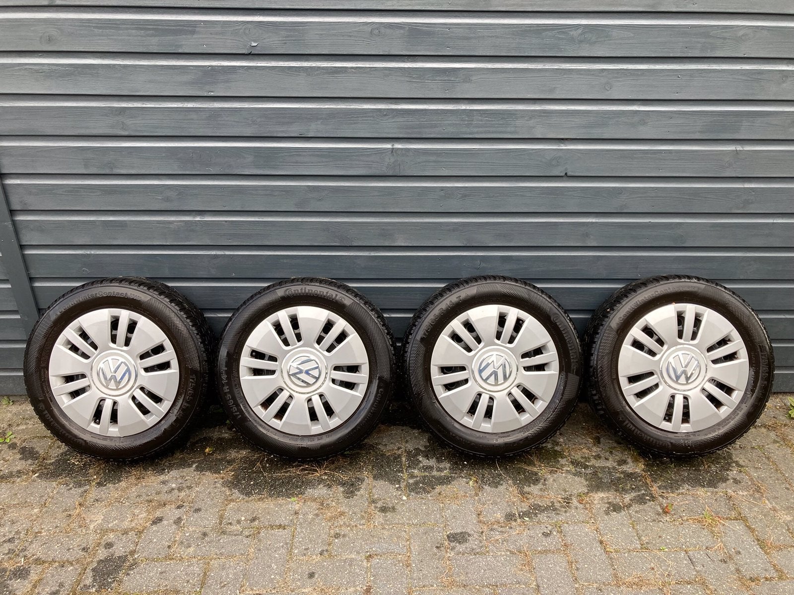 Winterbanden Volkswagen Up 175/65 R14 Continental  VW  4x100, Banden en Velgen, Winterbanden, Personenwagen, Ophalen