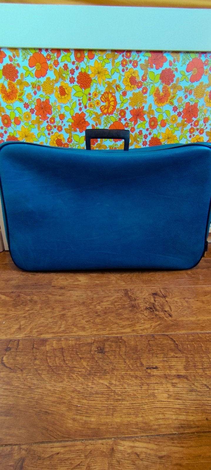Vintage Blauwe Koffer - Perfect voor Decoratie of Opslag, Sieraden, Tassen en Uiterlijk, Koffers, Ophalen of Verzenden, Ndnn, Jehsb