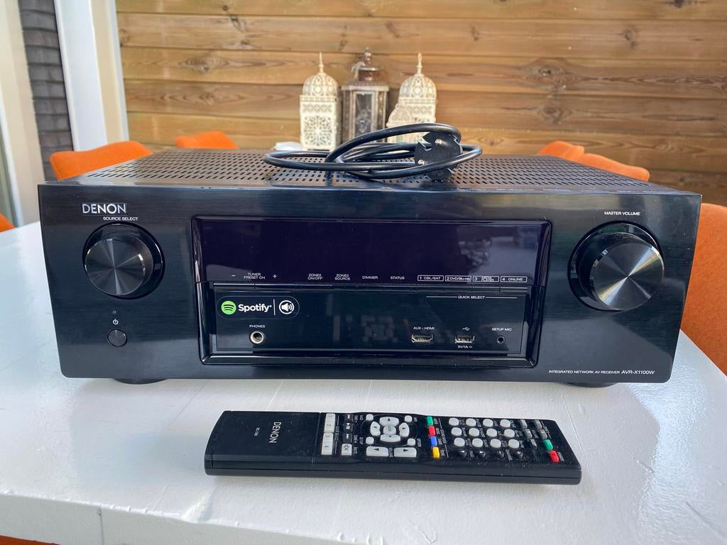 Denon AVR-X1100W AV Receiver met afstandsbediening, Ophalen, Overige systemen, Denon, Zo goed als nieuw
