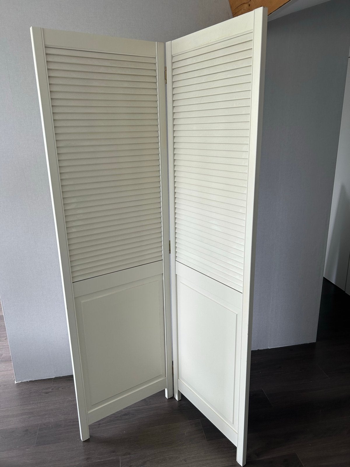 Roomdivider 201cm hoog, 120cm breed, 3-delig, Ophalen, Gebruikt