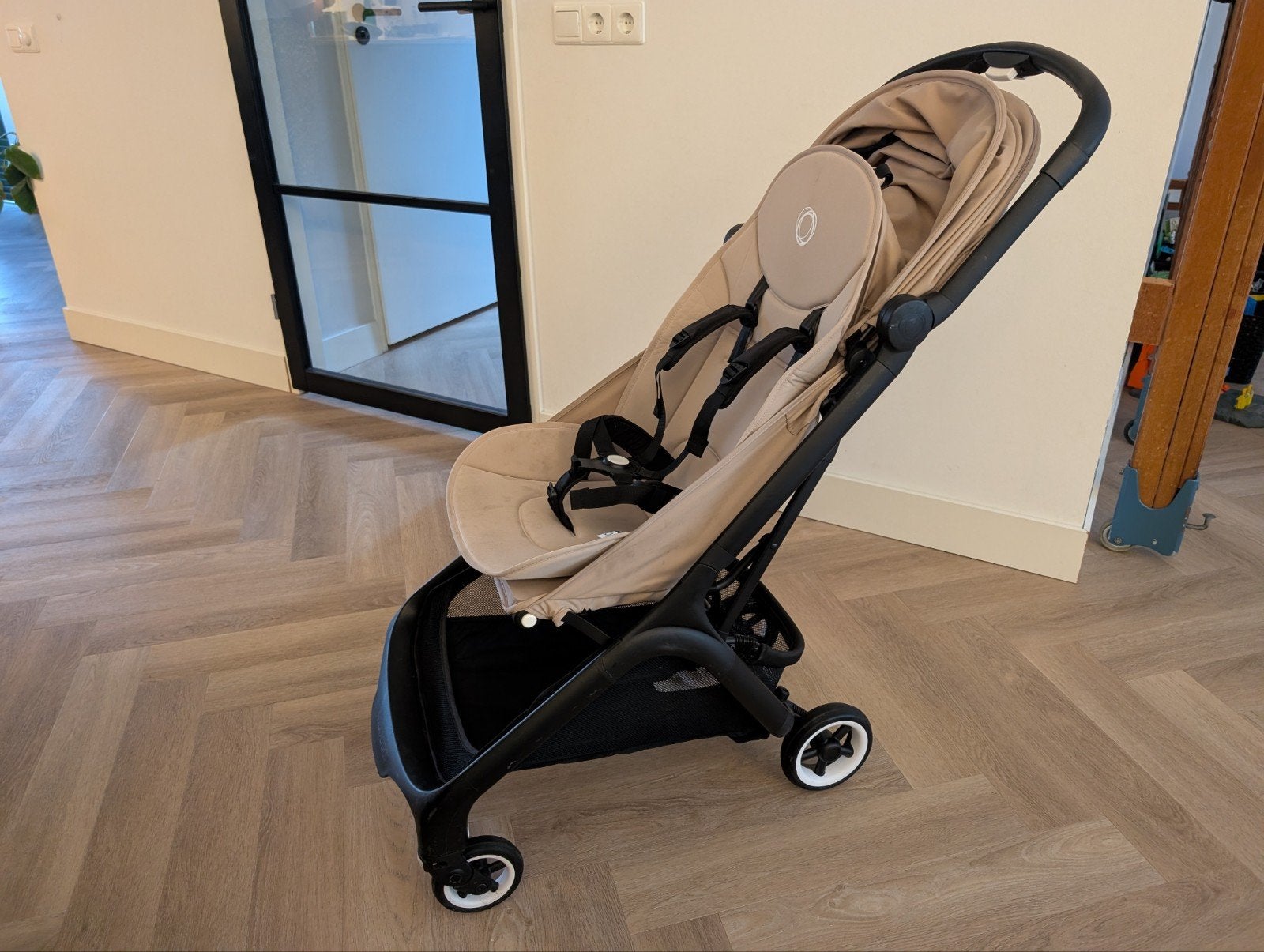 Bugaboo Butterfly compacte kinderwagen, Desert Taupe, Ophalen of Verzenden, Zo goed als nieuw, Kinderwagen, Bugaboo