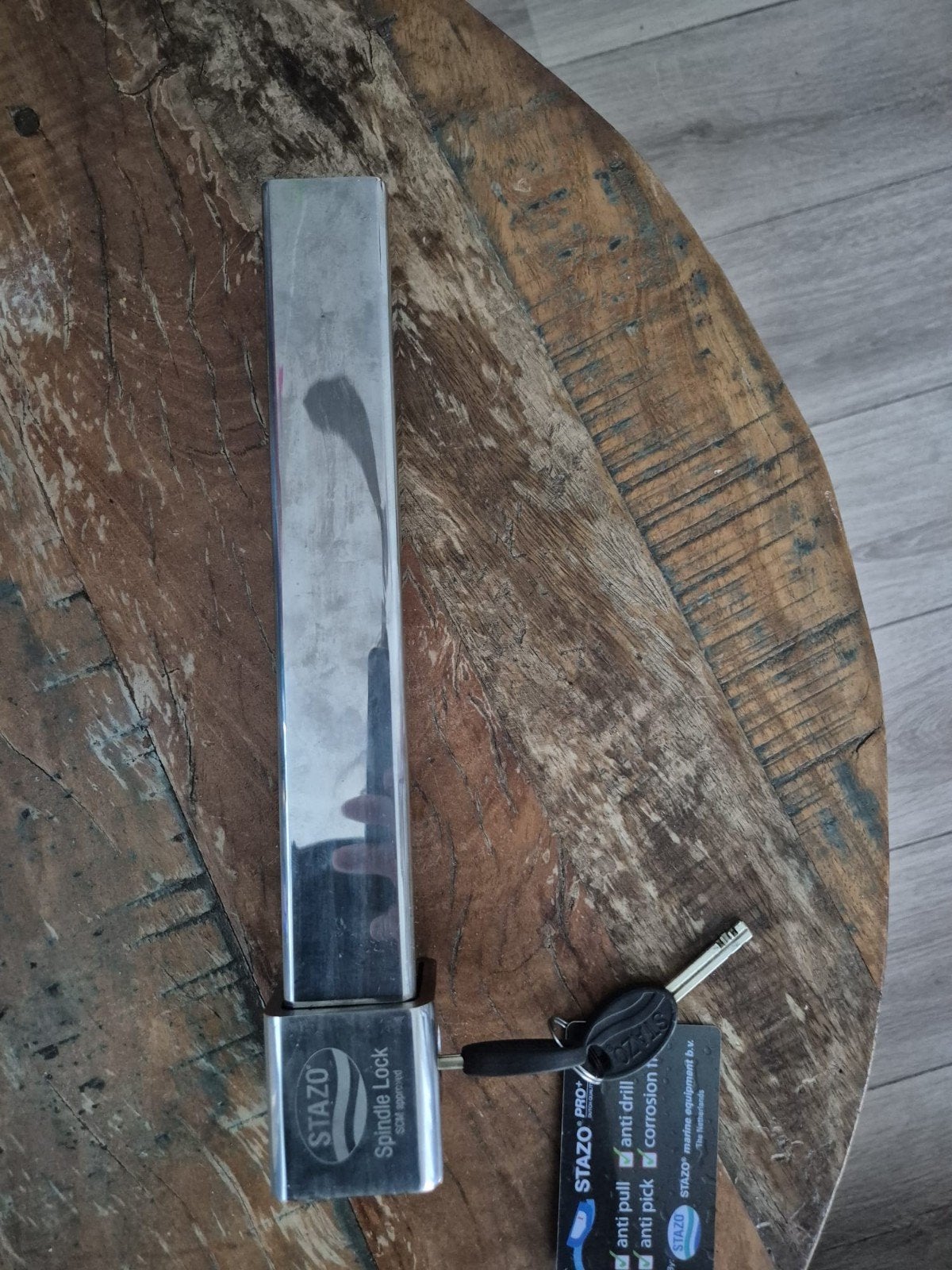 Stazo spindle lock buitenboordmotorslot, Ophalen, Zo goed als nieuw