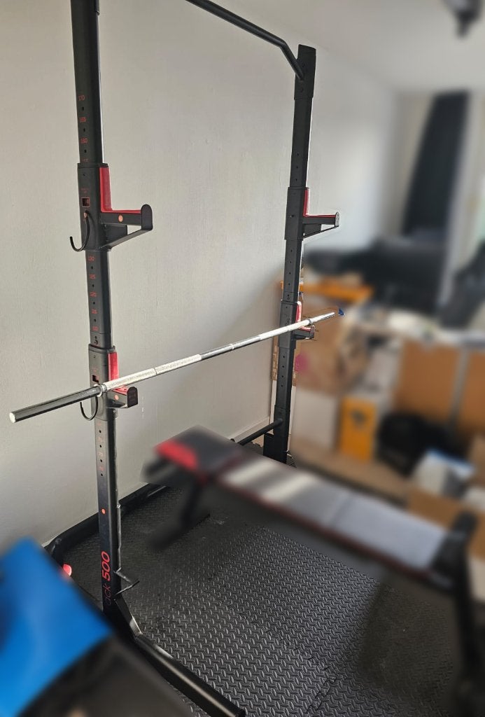 Domyos 500 halter/sportrek, Sport en Fitness, Fitnessapparatuur, Ophalen, Gebruikt, Krachtstation