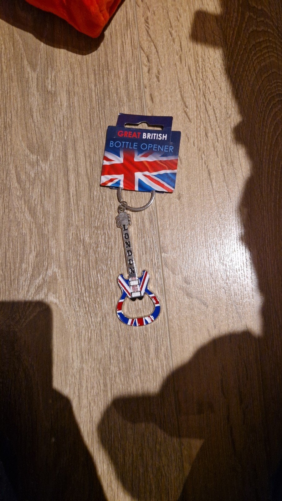 Great British London gitaar flesopener sleutelhanger, Ophalen, Meerkleurig, Overige stijlen, Nieuw