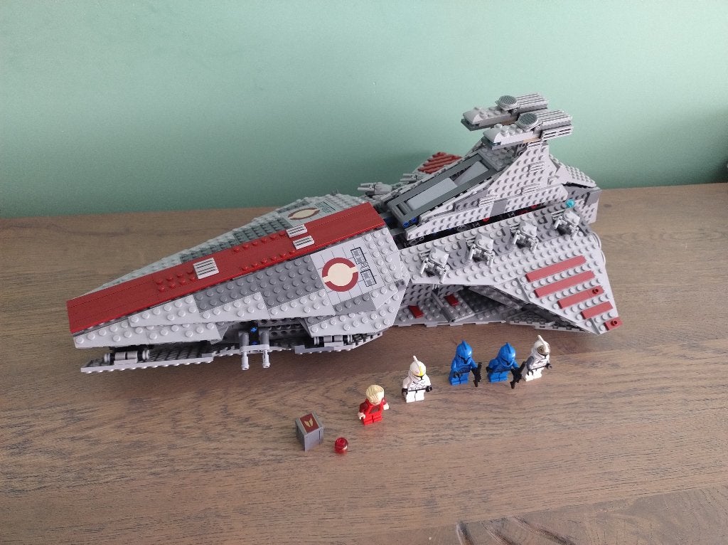 Lego Star Wars 8039 Venator-Class Republic Attack Cruiser, Kinderen en Baby's, Inclusief minifiguren, Star Wars, Lego, Ophalen of Verzenden