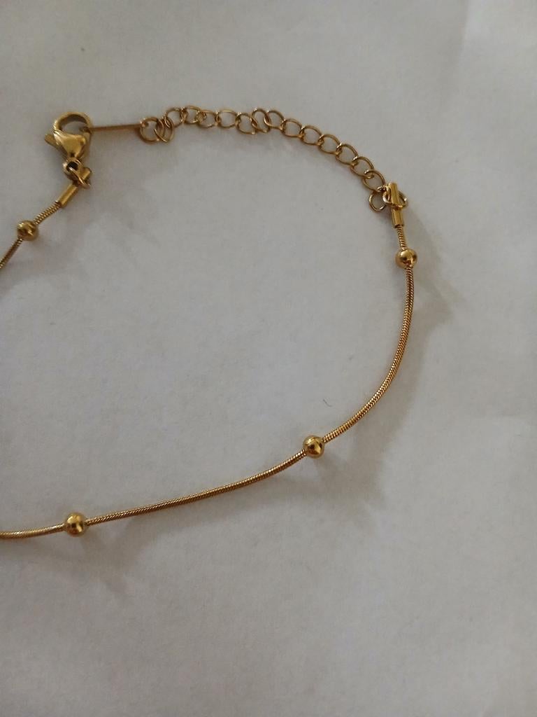 Gouden armband, nieuw - perfect voor elke gelegenheid, Sieraden, Tassen en Uiterlijk, Armbanden, Ophalen of Verzenden