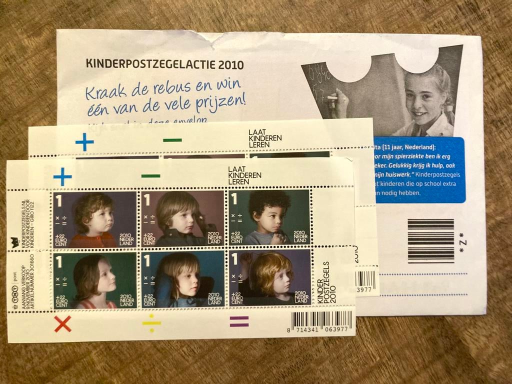 Kinderpostzegels 1979-2012, Postzegels en Munten, Postzegels | Nederland, Ophalen of Verzenden, Na 1940, Postfris