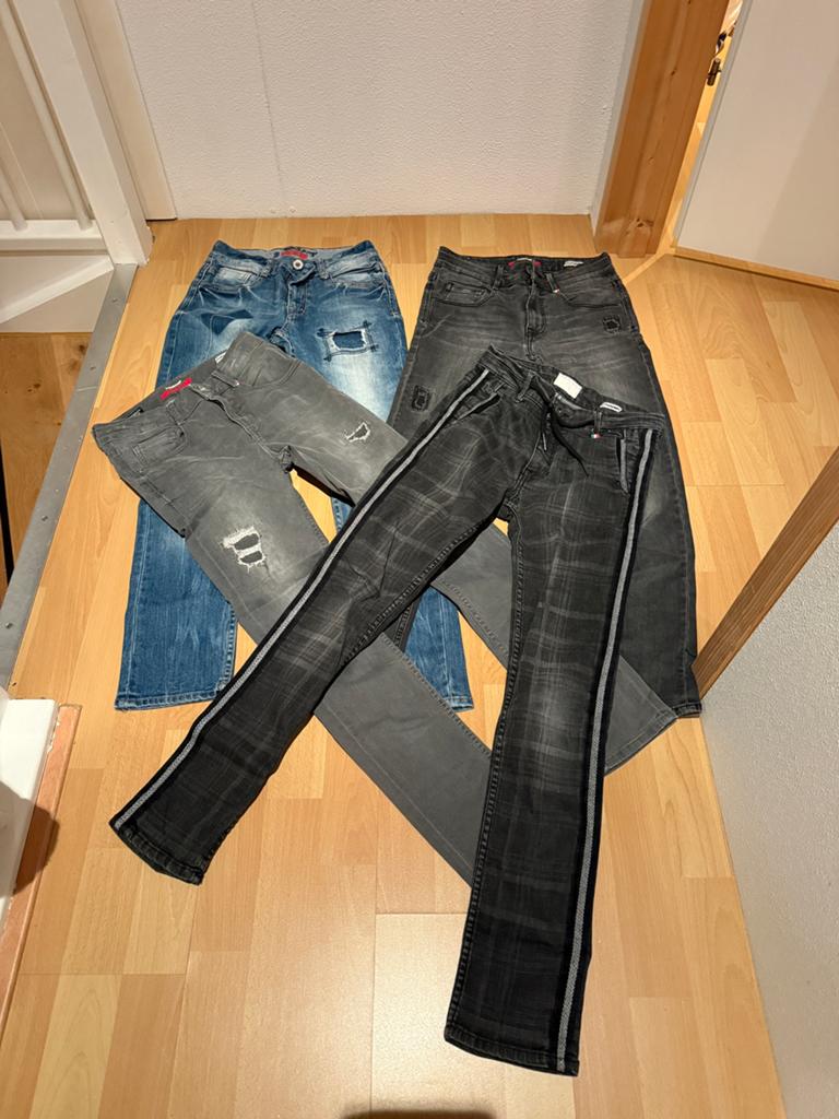 4 vingino spijkerbroeken, Kinderen en Baby's, Kinderkleding | Maat 152, Ophalen of Verzenden, Jongen, Broek