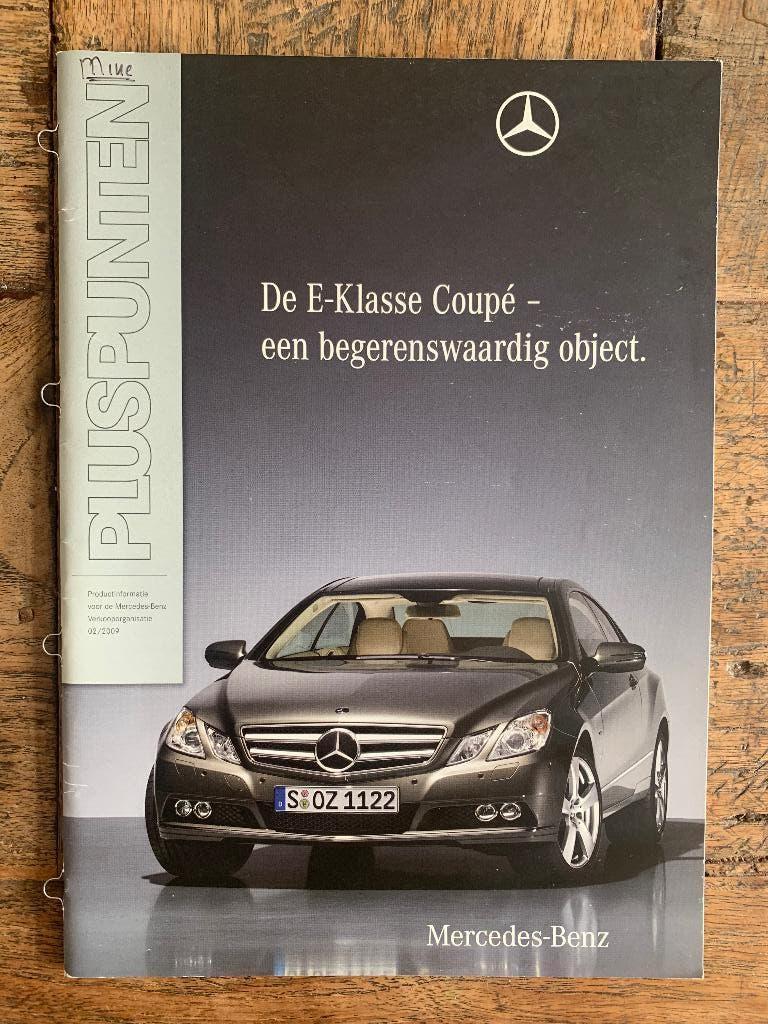 Product info brochure Mercedes-Benz E-klasse coupe C207 2009, Zo goed als nieuw, Mercedes-Benz, Mercedes, Ophalen of Verzenden