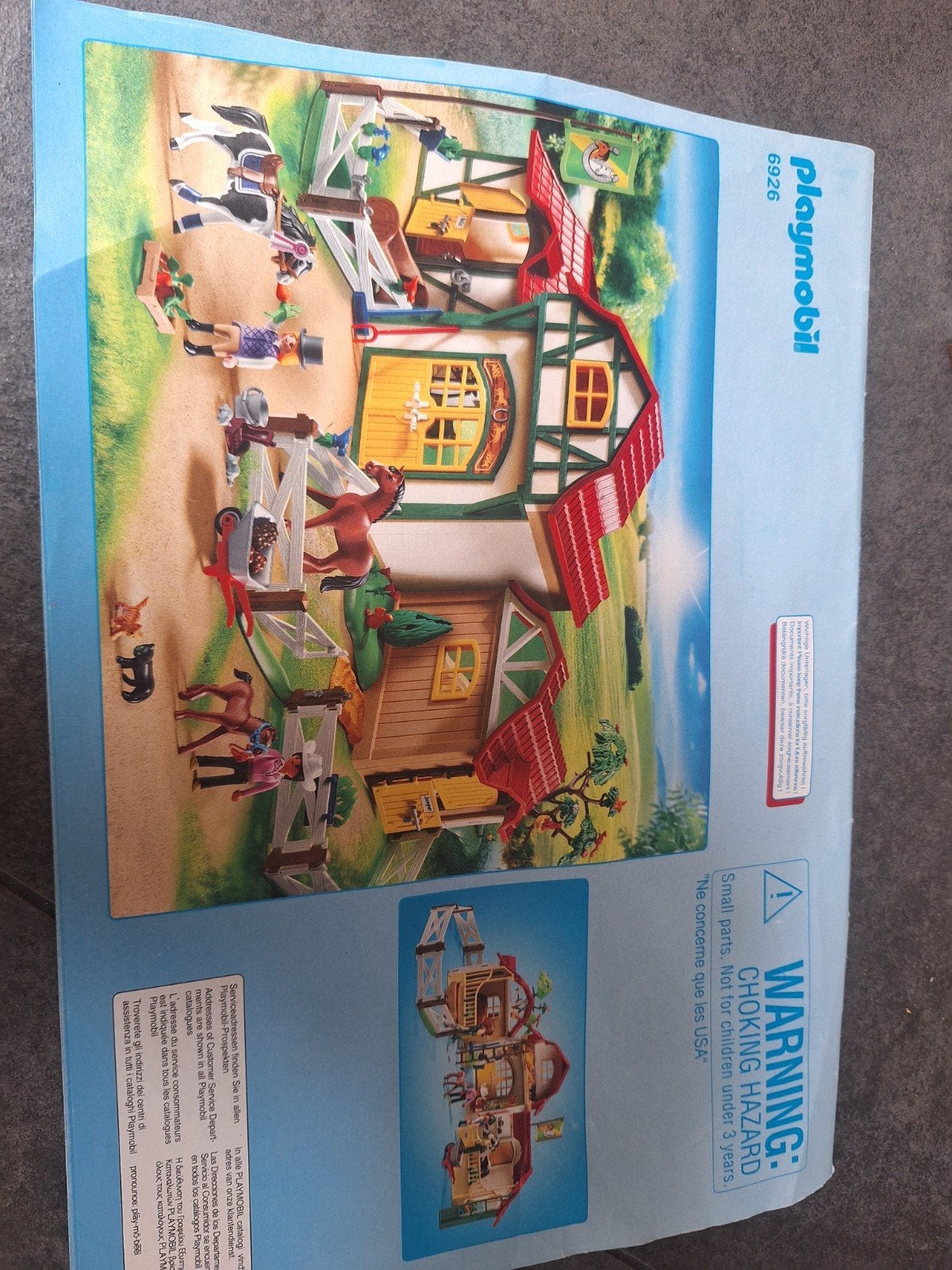 Playmobil Manege en Wasplaats met instructieboekje, Ophalen, Gebruikt, Gebouw, Complete set