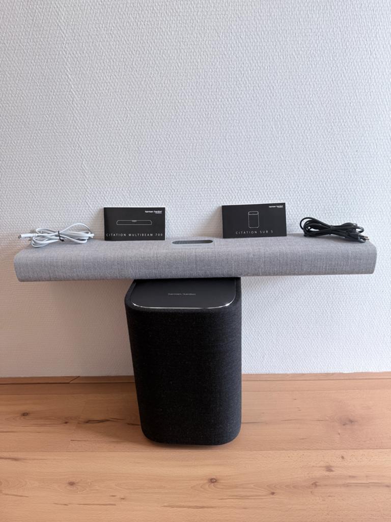 Harman Kardon Citation Multibeam 700 Soundbar met Sub S, Ophalen, Bluetooth, Zo goed als nieuw