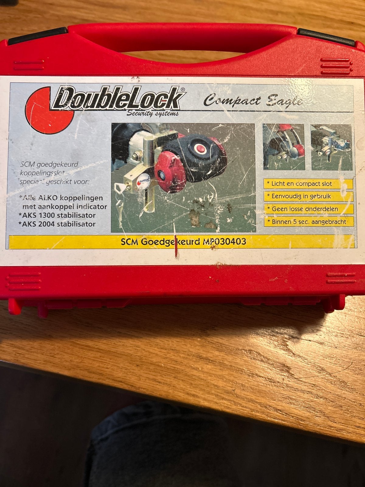 DoubleLock Compact Eagle SCM gekeurd disselslot, Ophalen of Verzenden, Zo goed als nieuw
