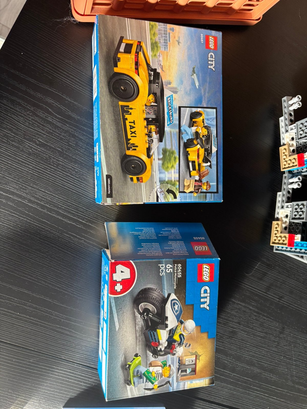 Lego politie en taxi, Ophalen of Verzenden, Zo goed als nieuw