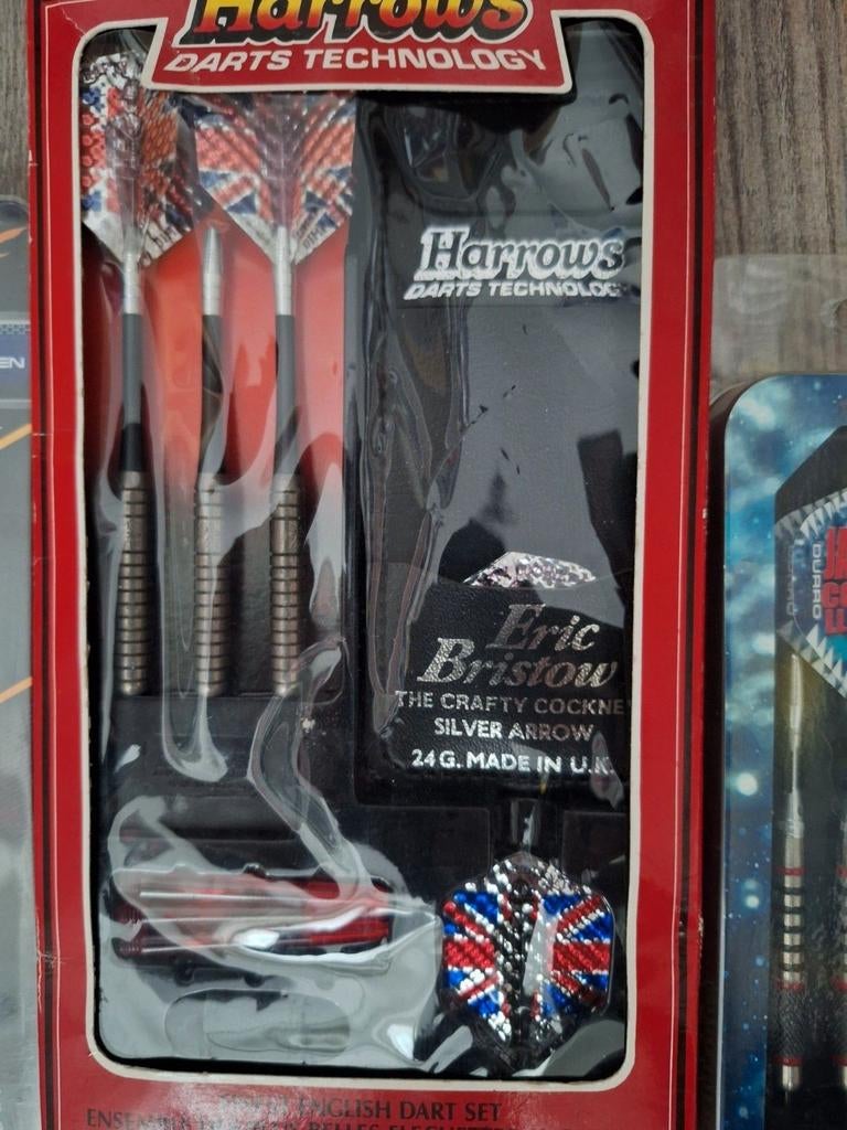 Harrows Eric Bristow "The Crafty Cockney" darts 24g, Sport en Fitness, Darts, Ophalen of Verzenden, Nieuw, Pijlen