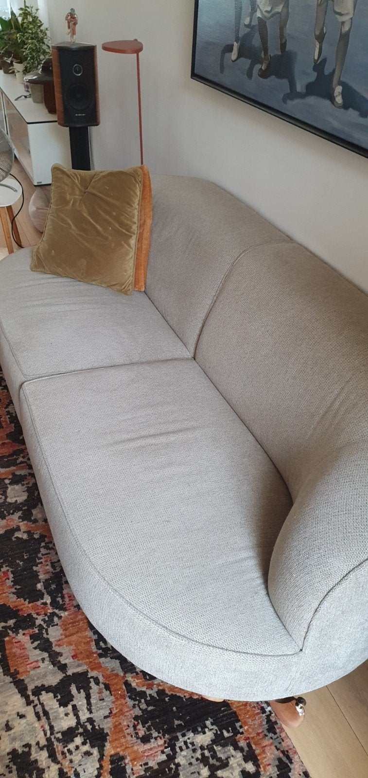 Design bank. Model 'Coos', Ophalen, 75 tot 100 cm, Zo goed als nieuw, Modern