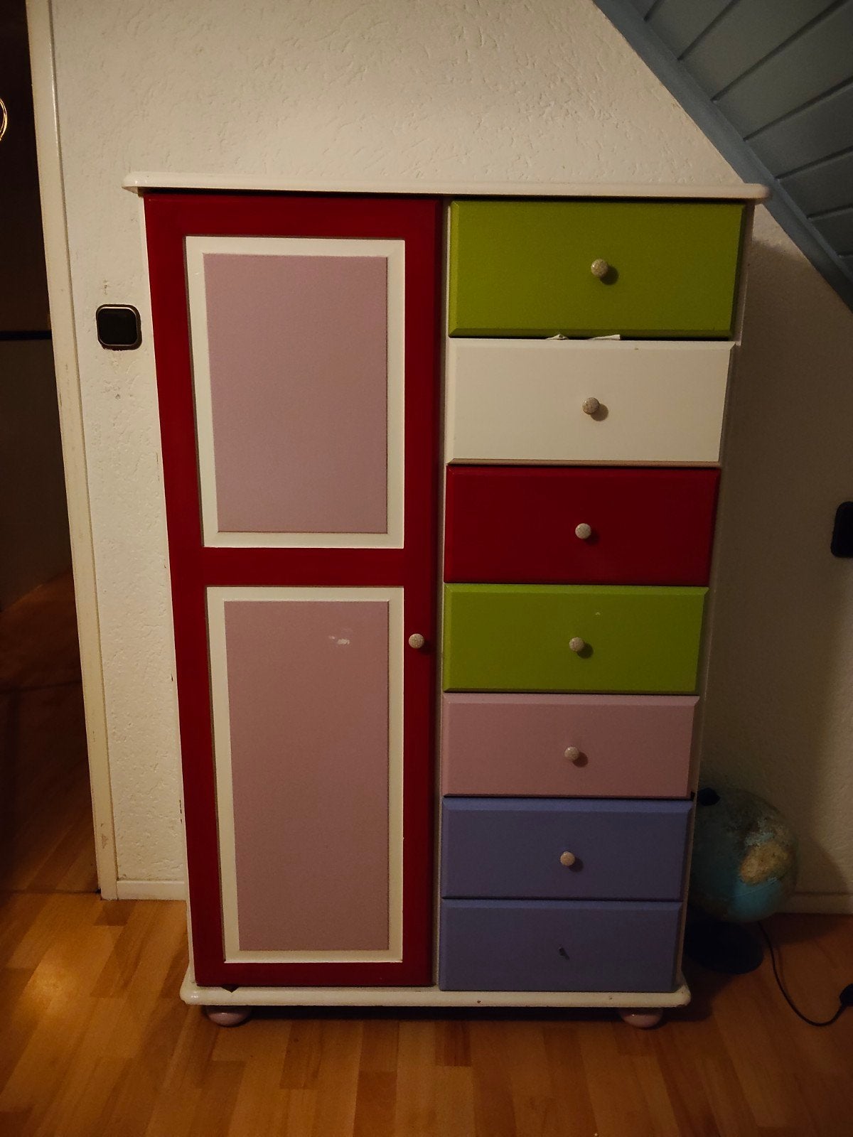 Kleurrijke Kast met Lades en Deur (m2452741379) — Kasten | Overige ...