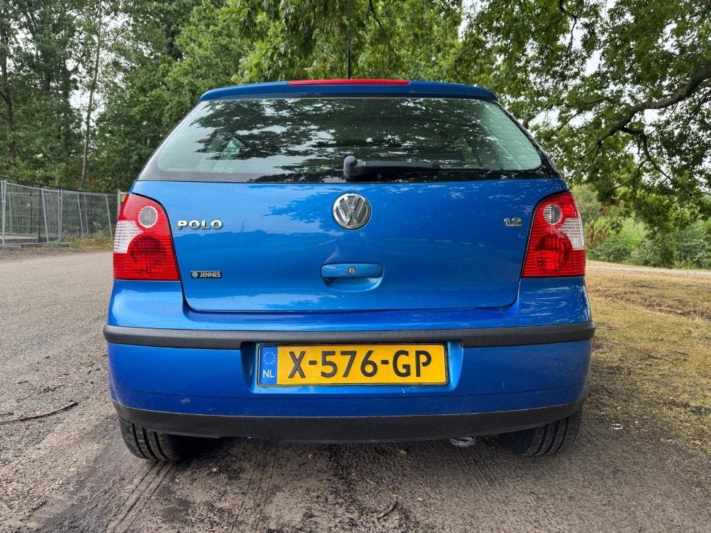 Volkswagen Polo 1.2 47KW 2004 Blauw, Auto's, Open dak, Stof, Blauw, 1198 cc