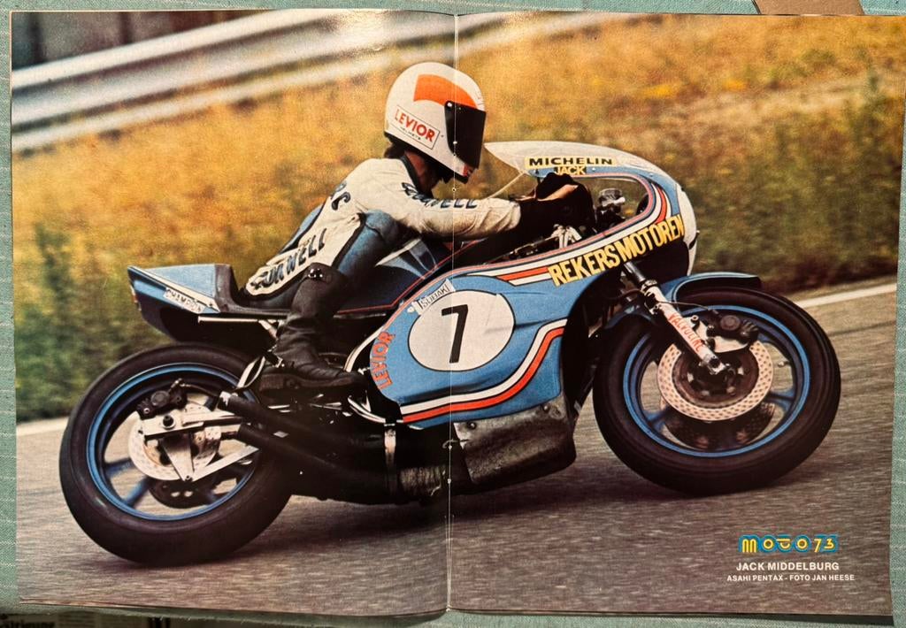 Poster Jack Middelburg, Verzenden, Zo goed als nieuw, Motoren