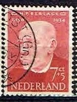 Nederland 1954 nr. 643 H.P. Berlage Architect gest, Verzenden, Gestempeld, Overige thema's