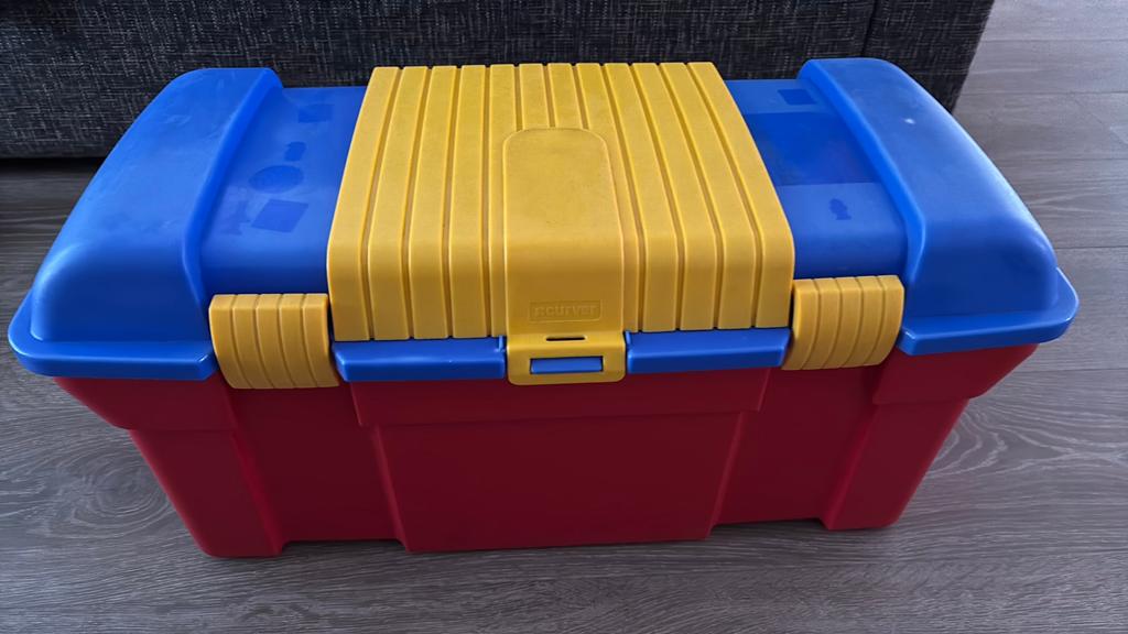 Grote curver opbergbox, speelgoedkist, Ophalen, Gebruikt, Jongen of Meisje