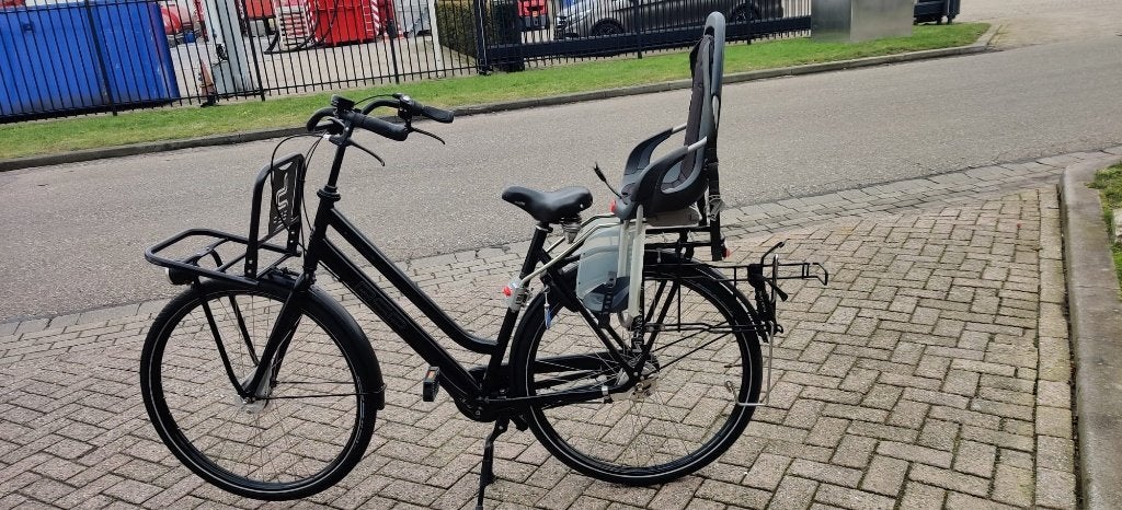 BSP Metropolis Dames stadsfiets + kinderzit NIEUWSTAAT, 56 cm of meer, Ophalen, Zo goed als nieuw, Overige merken