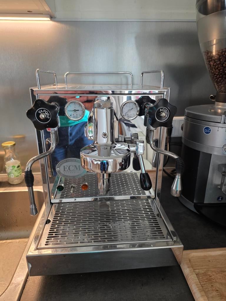 ECM Mechanika IV Espressomachine - Nette staat, Gebruikt, Espresso apparaat, Gemalen koffie, Ophalen