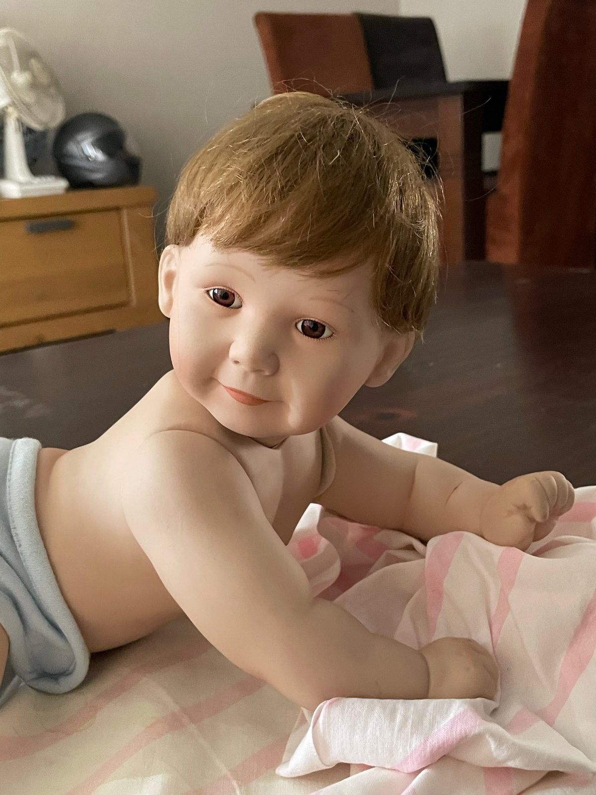 Levensechte Babypop - Realistische Reborn Pop, Verzamelen, Poppen, Ophalen, Zo goed als nieuw, Babypop, Levensecht of Reborn