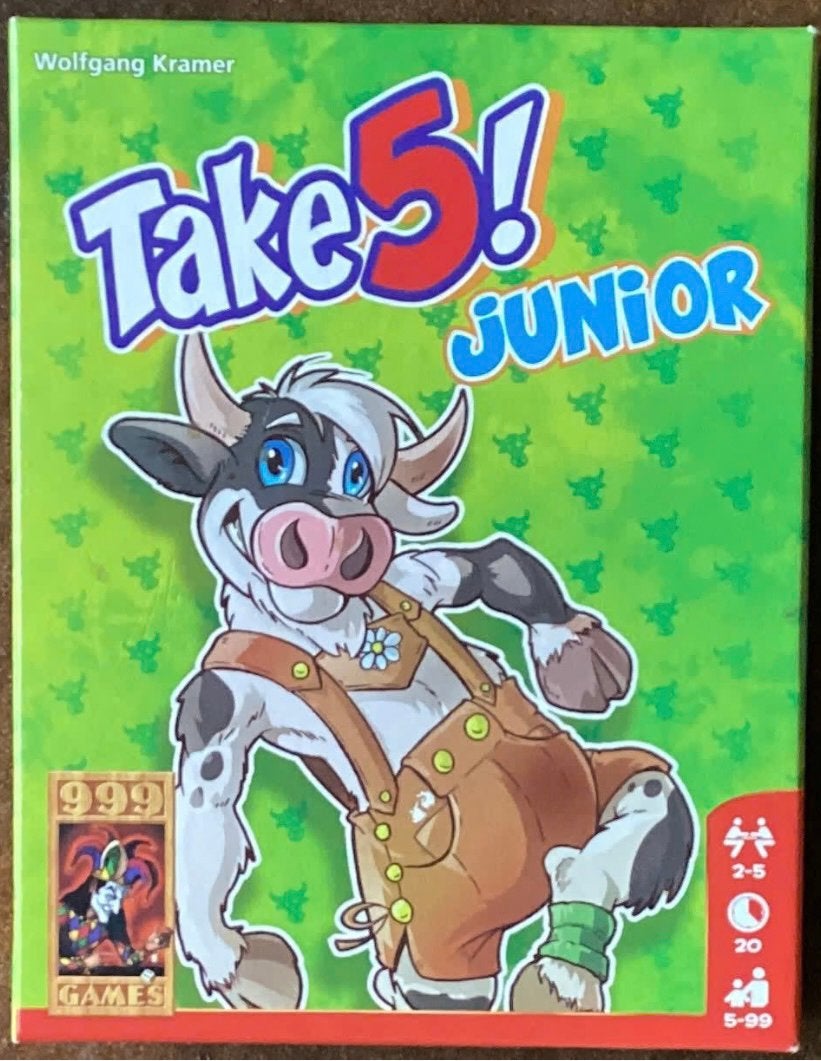 Take 5! Junior kaartspel, vanaf 5 jaar 999 games, Ophalen of Verzenden, Zo goed als nieuw