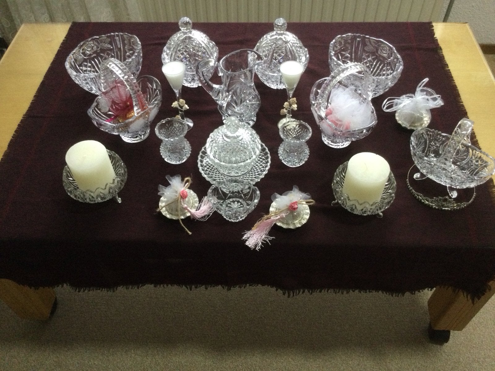 Prachtige kristallen decoratieset voor speciale gelegenheden, Ophalen