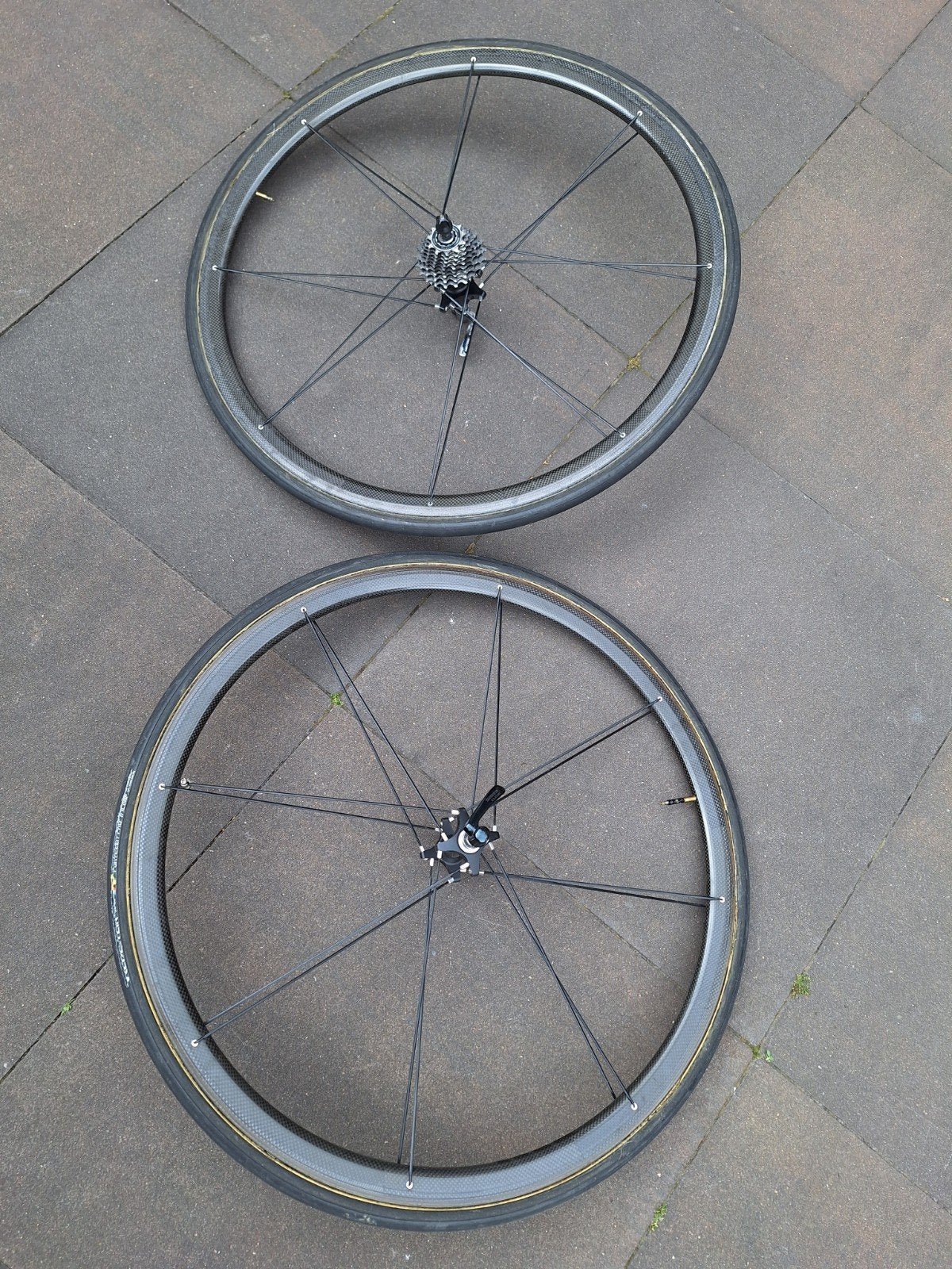 Shimano Dura-Ace WH-7700 carbon wielset, Fietsen en Brommers, Ophalen, Carbon