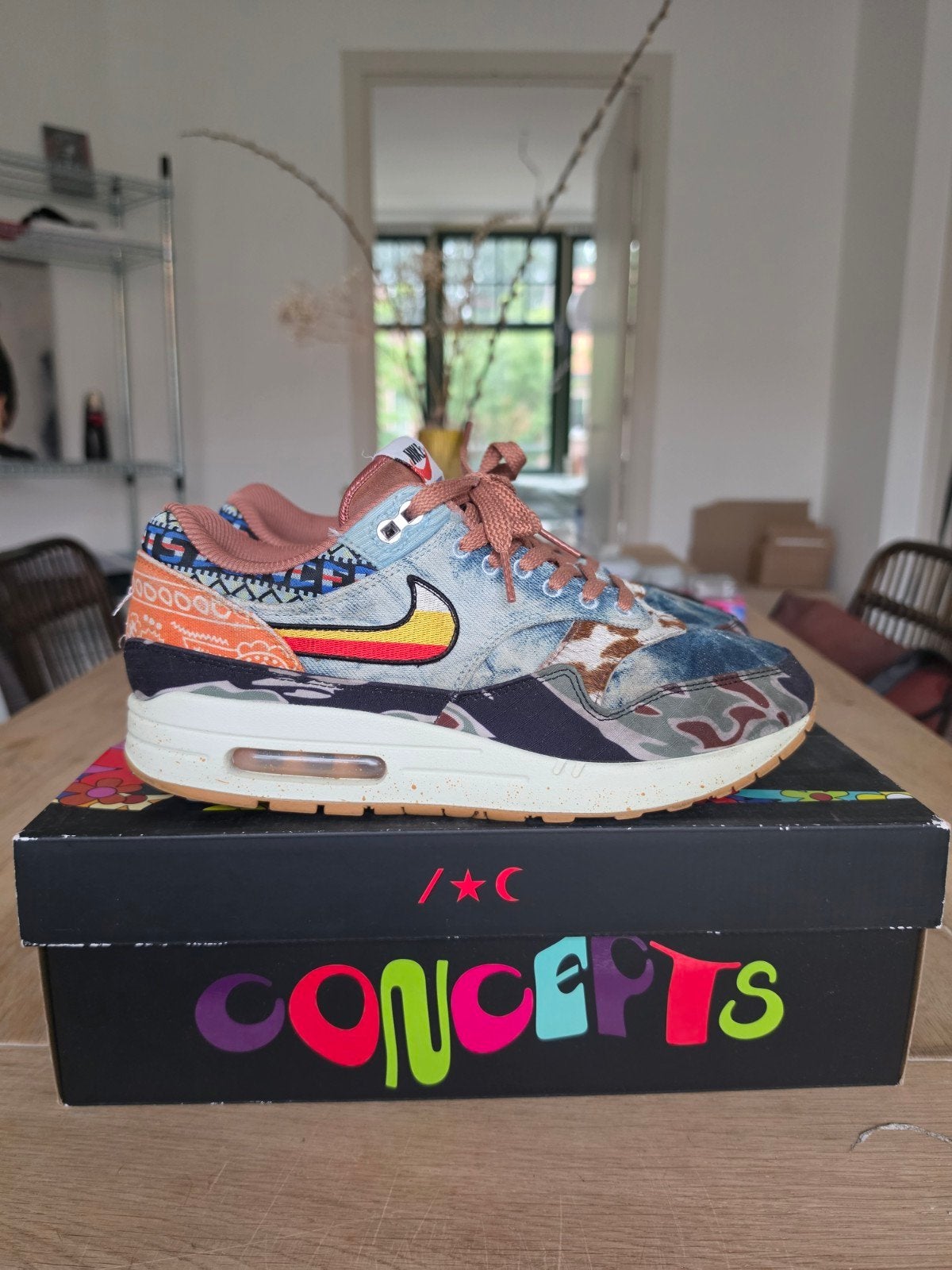 Nike Air Max 1 Concepts Heavy US9.5 EU43, Kleding | Heren, Schoenen, Overige kleuren, Nike, Ophalen of Verzenden, Sneakers of Gympen