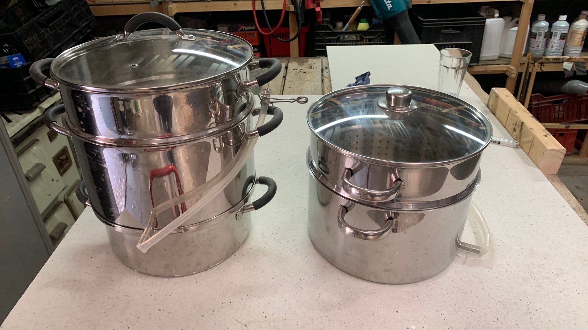 2x Sappan/stoomextractor/ontsapper/sapstomer, Huis en Inrichting, Ophalen, Zo goed als nieuw