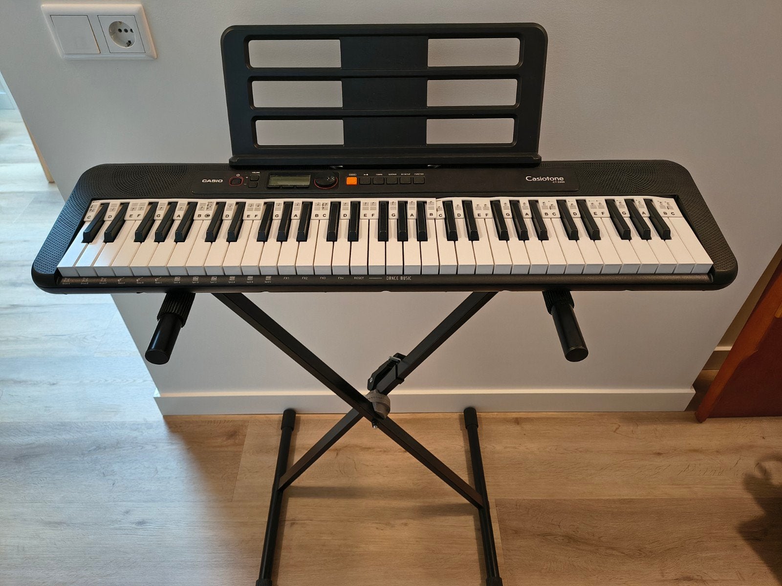 Keyboard Casio CT S200 compleet., Muziek en Instrumenten, Ophalen, Casio, 61 toetsen, Zo goed als nieuw
