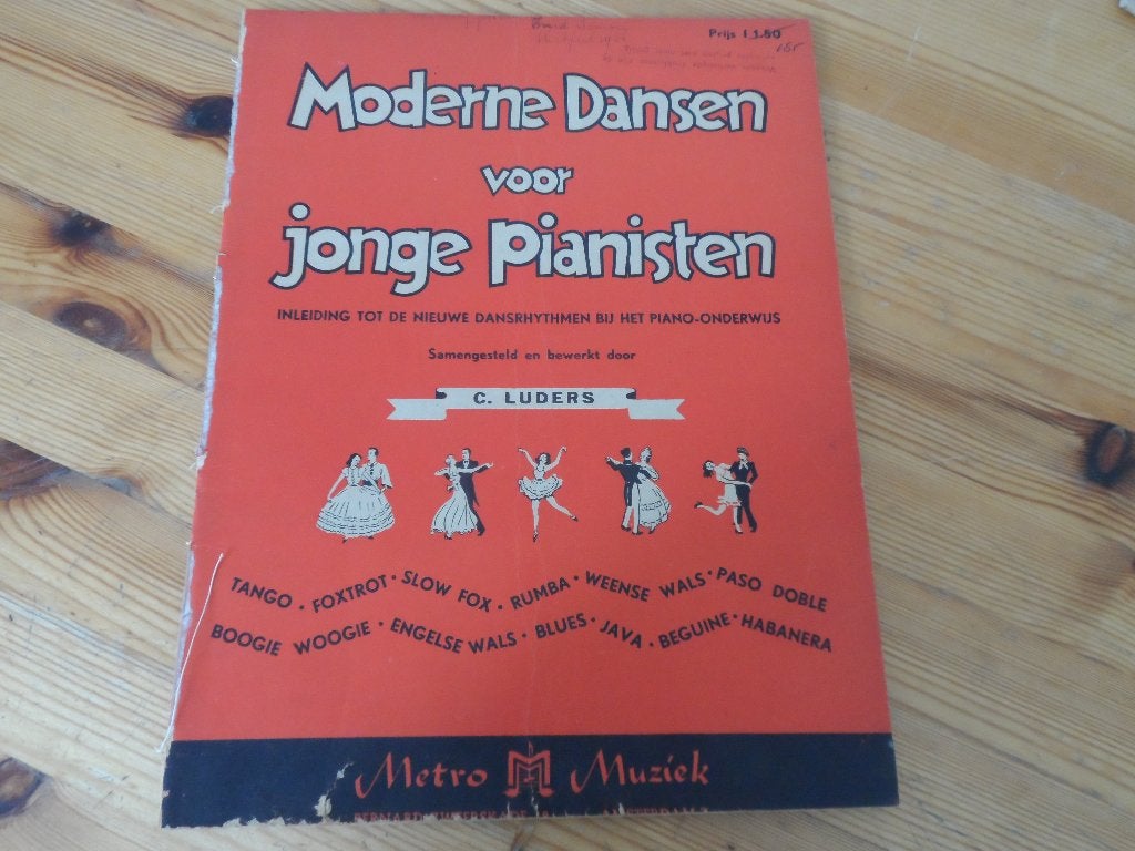 Moderne dansen voor jonge pianisten - c. Luders, Gebruikt, Ophalen of Verzenden, Artiest of Componist, Piano