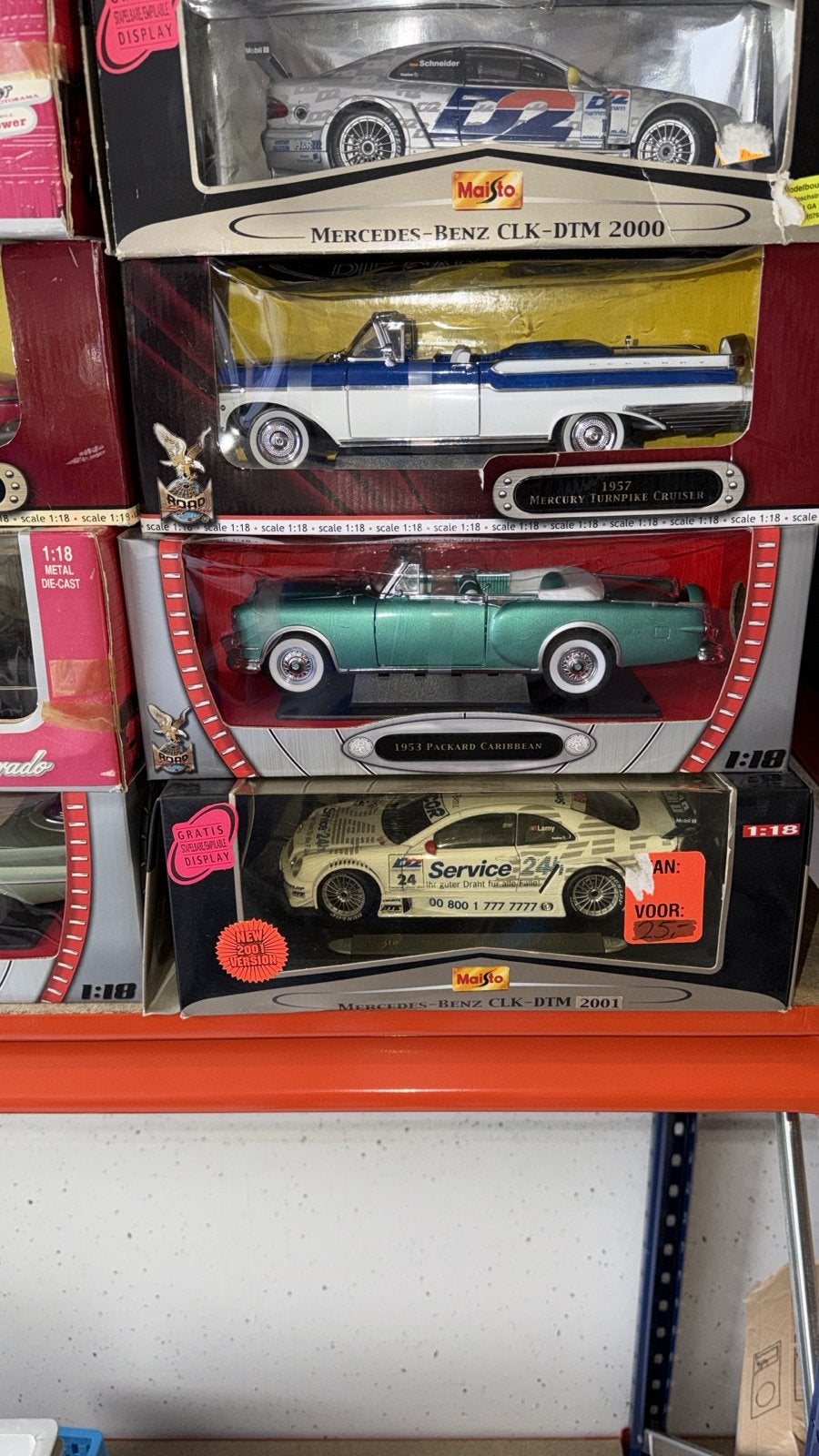 Verzameling 1/18 modelauto's - Veel Amerikaanse modellen, Overige merken, Auto, Nieuw, Ophalen of Verzenden