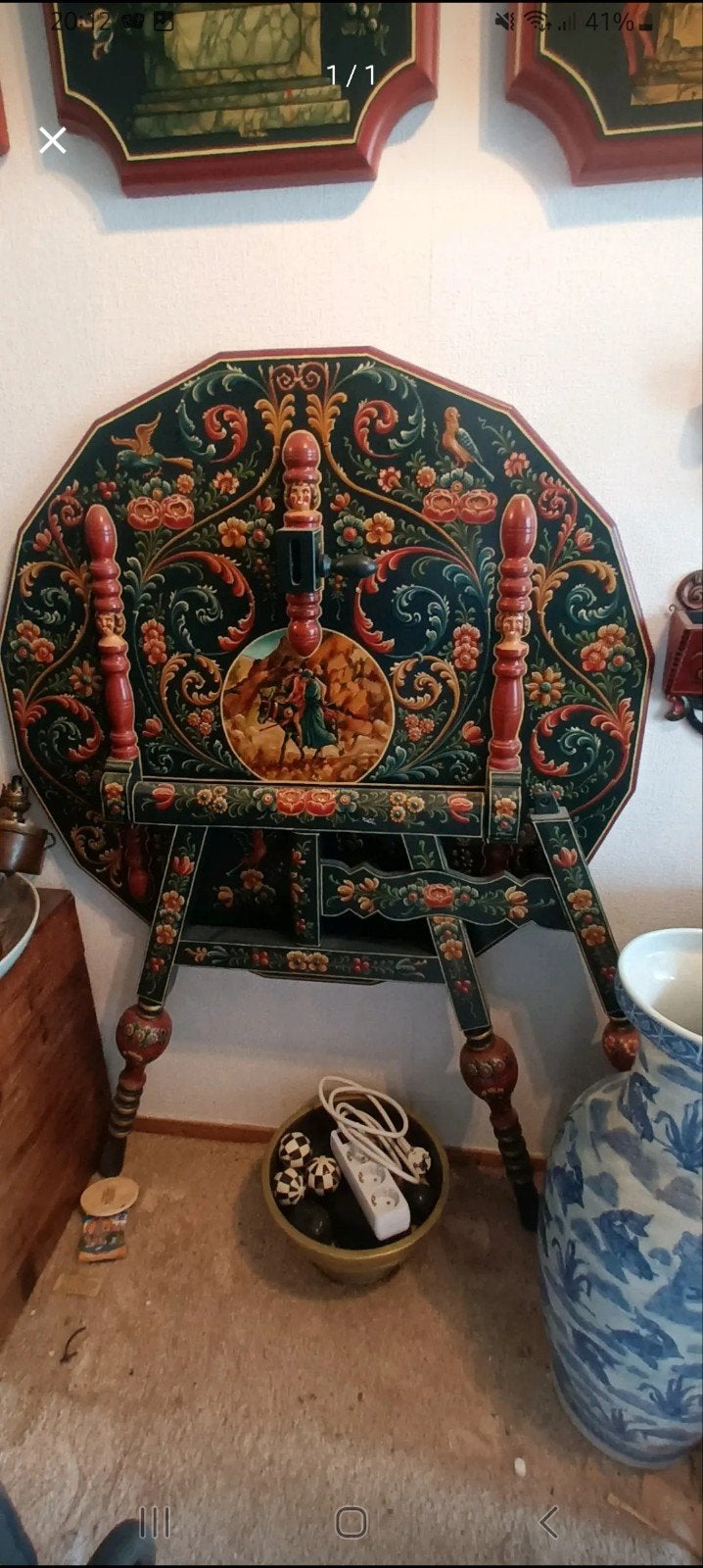 zeer mooie klap tafel, Ophalen