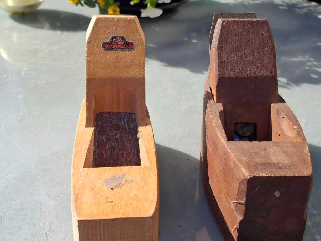 Vintage houten blokschaaf, Antiek en Kunst, Ophalen of Verzenden