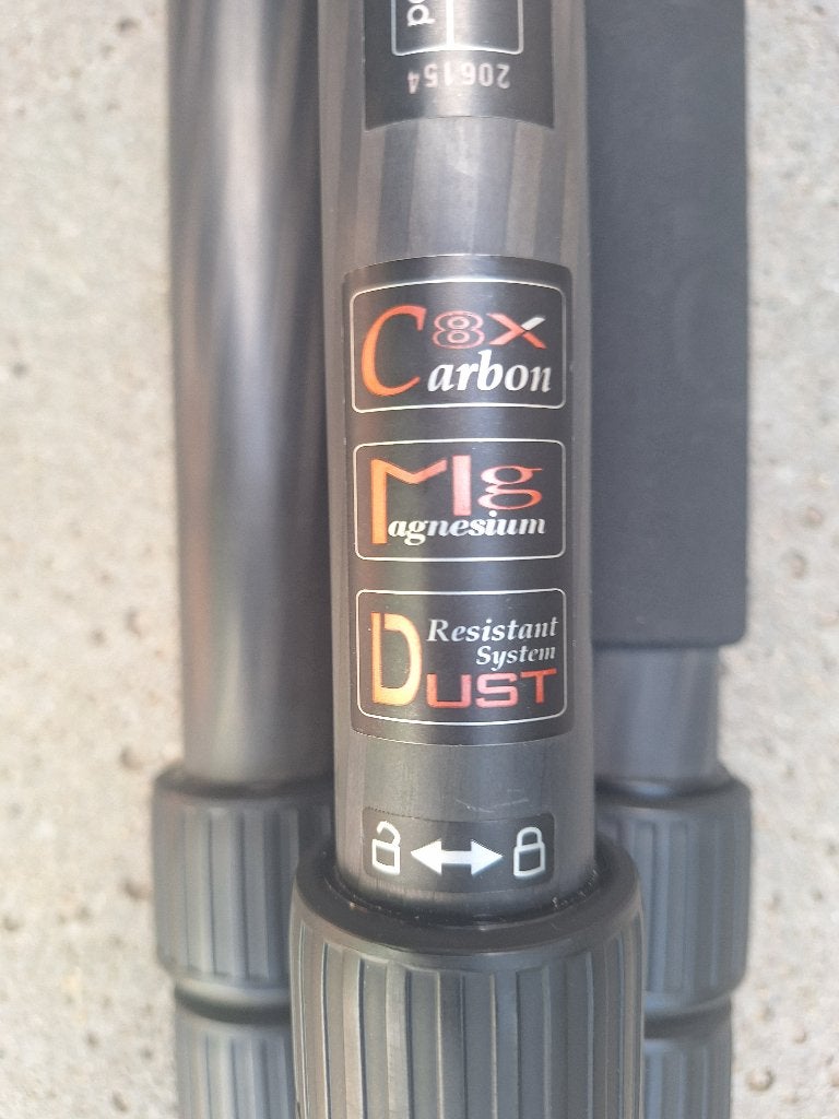 Benro Carbon magnesium ALS NIEUW, Monopod functie, Benro, Zo goed als nieuw, 150 tot 175 cm